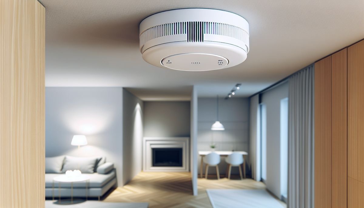 Rauchwarnmelder an Zimmerdecke — dumpro Rauchwarnmelder-Service